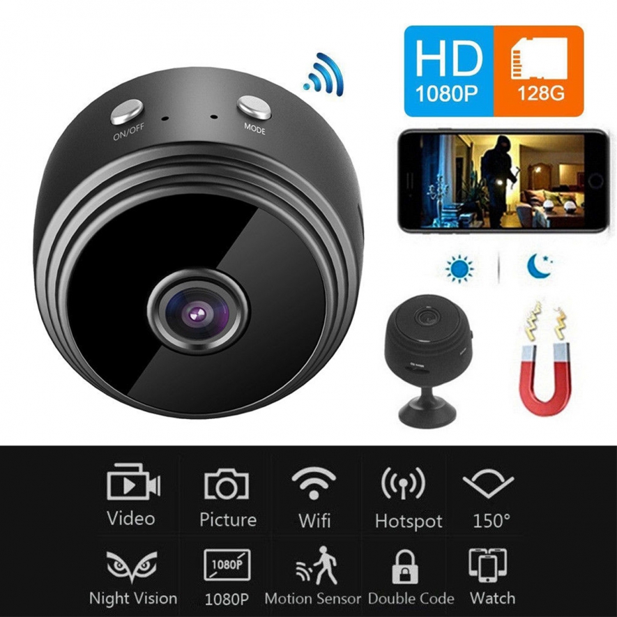 A9 Mini Camera with stand, Wifi Camera Wireless Monitoring HD, New  Camera, Mini Wifi Camera