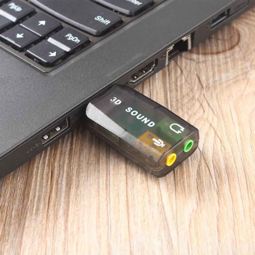 thumbnail image 2 of USB 2.0 Digital 7.1 8ch 3D Surround Sound Card With Optical Cable And 2 of 9